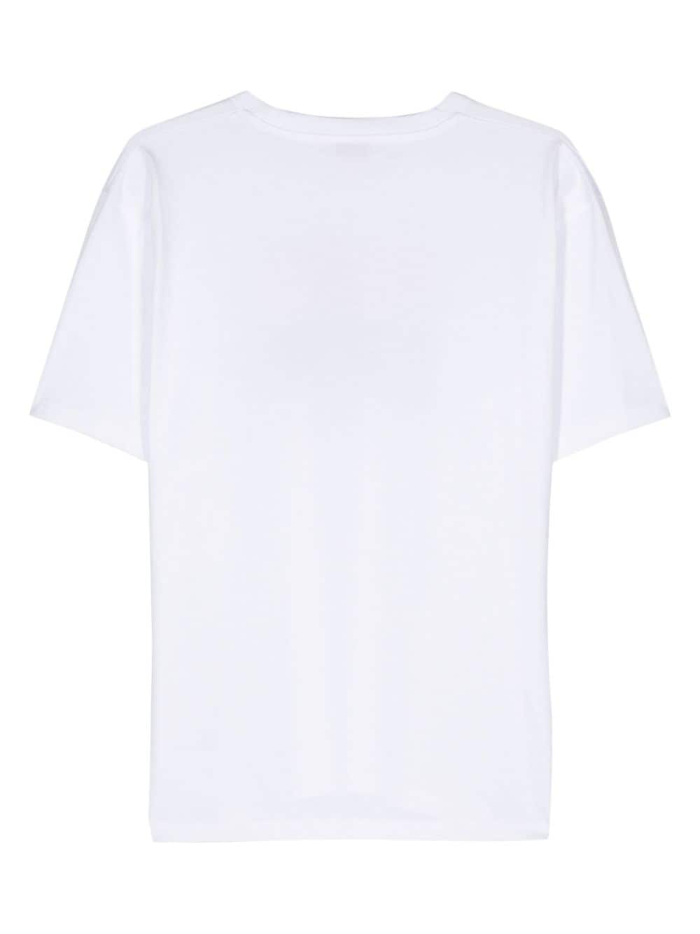 RASSVET graphic-print cotton T-shirt - Wit