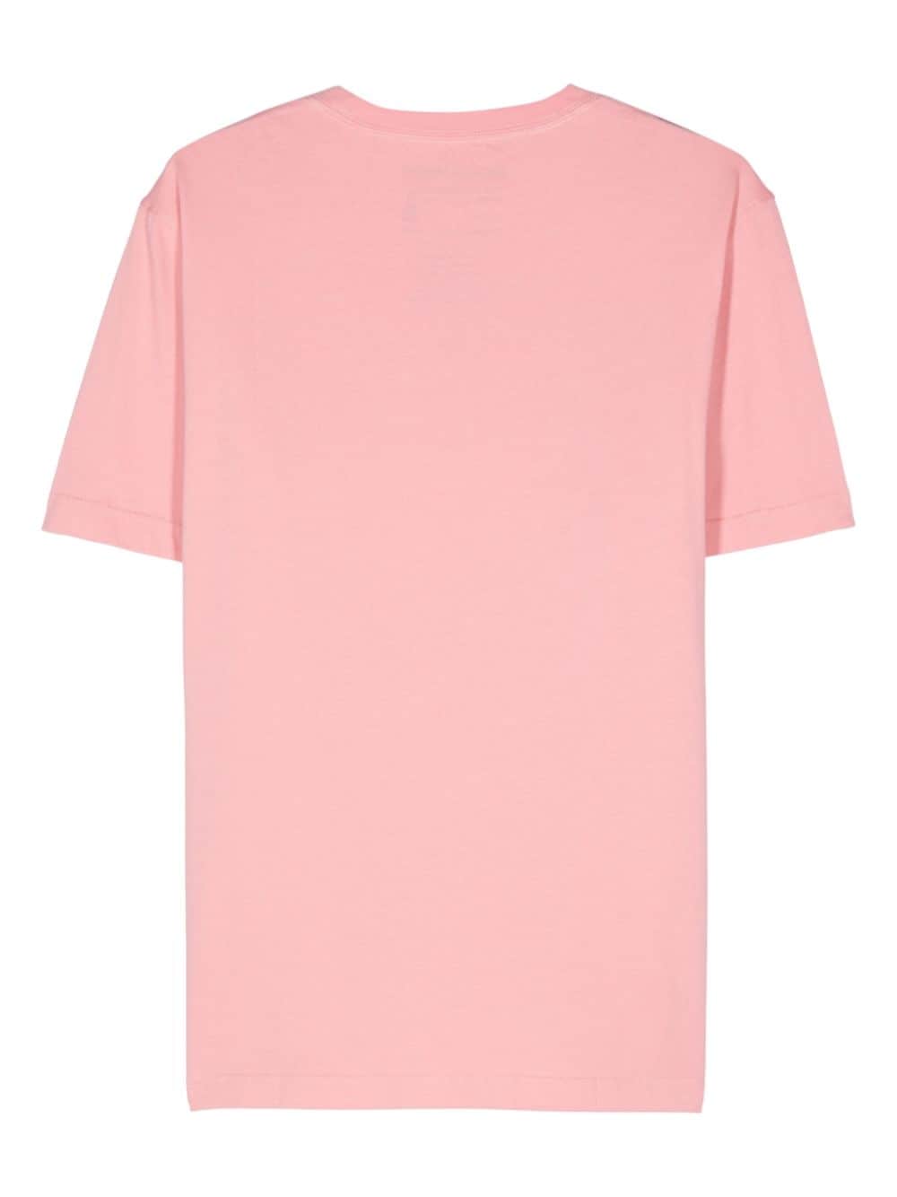 Maharishi logo-print cotton T-shirt - Roze