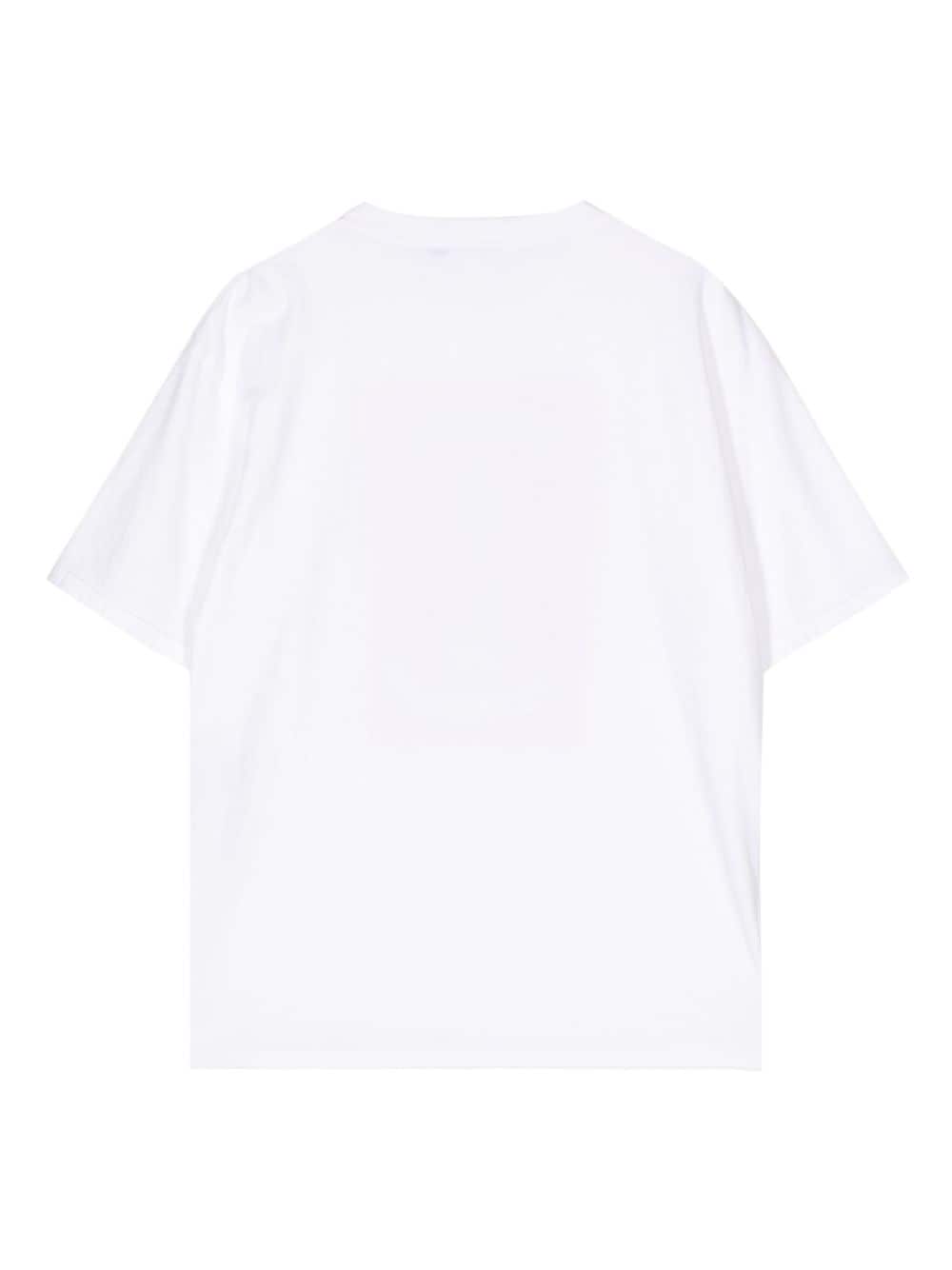 Undercover Katoenen T-shirt met grafische print - Wit