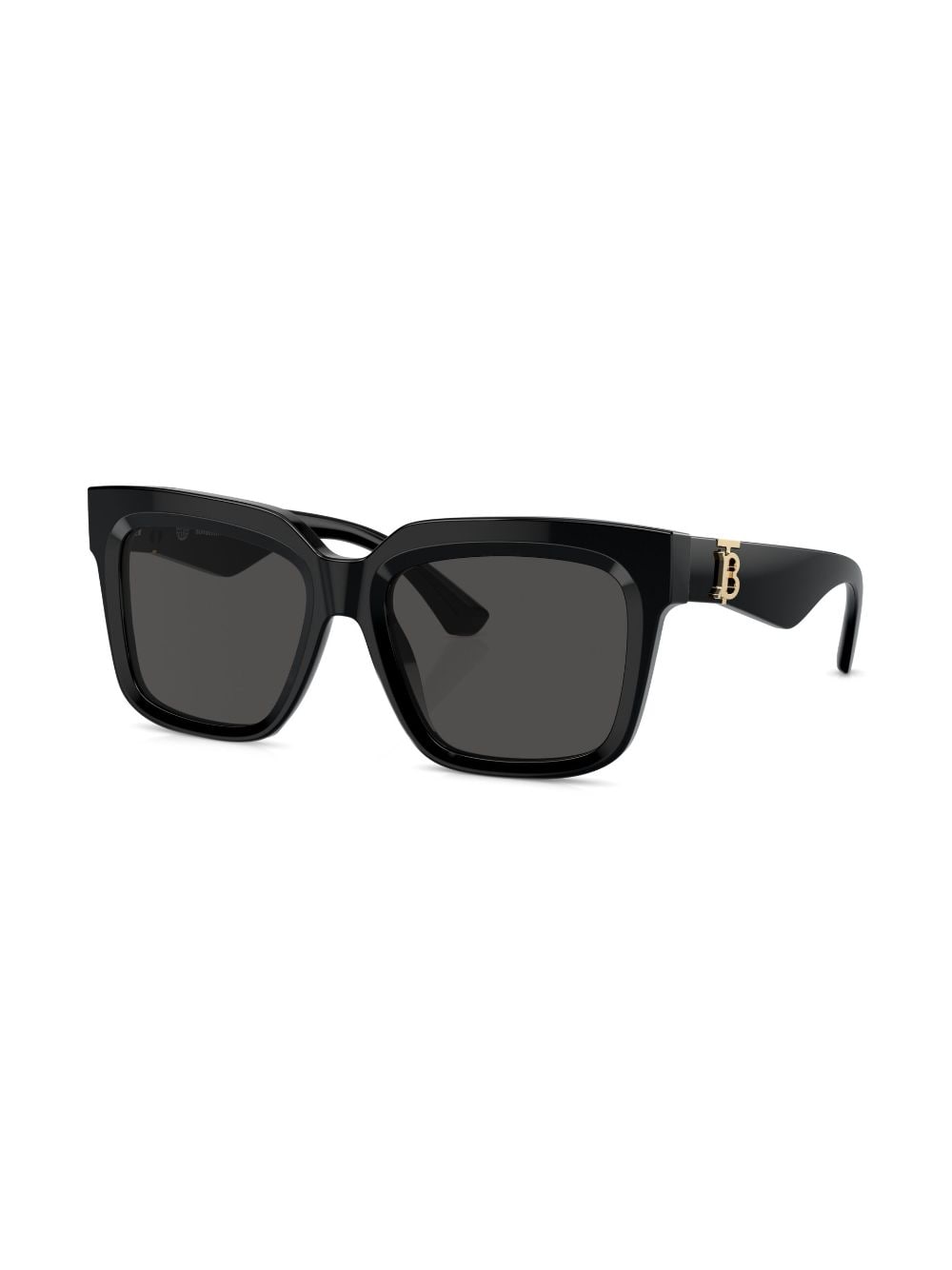 Burberry Eyewear Zonnebril met vierkant montuur en logoplakkaat - Zwart