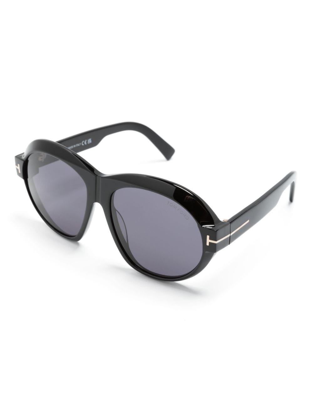 TOM FORD Eyewear Inger oversize-frame sunglasses - Zwart