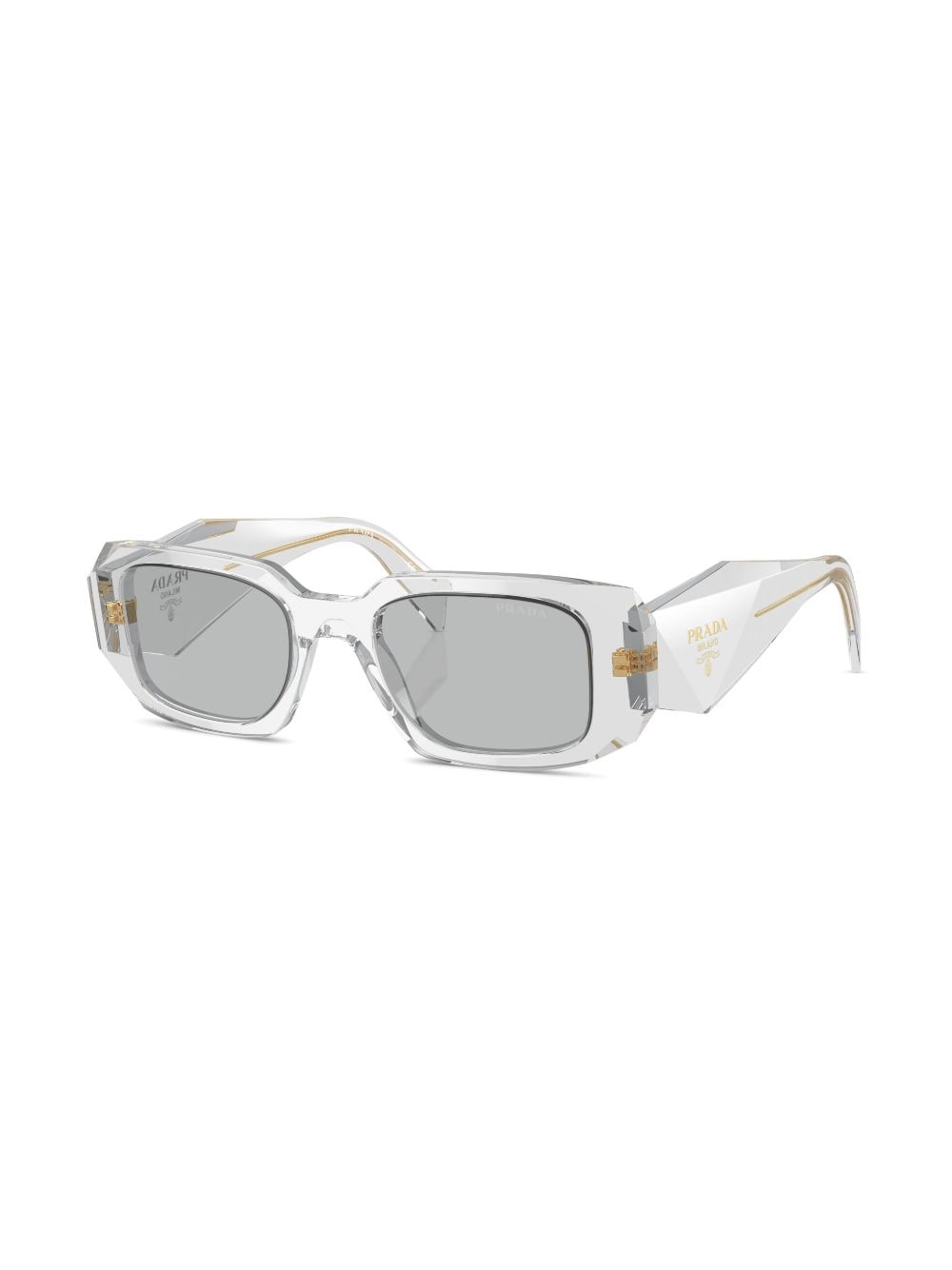 Prada Eyewear Prada PR 17WS zonnebril met ovalen montuur - Grijs