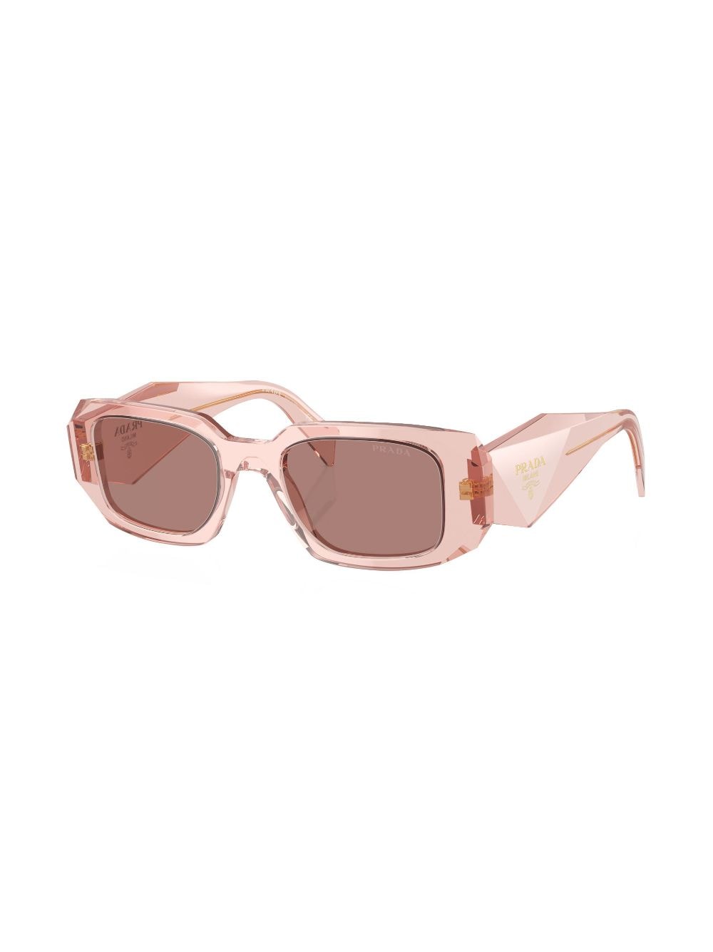 Prada Eyewear Prada PR 17WS zonnebril met ovalen montuur - Roze