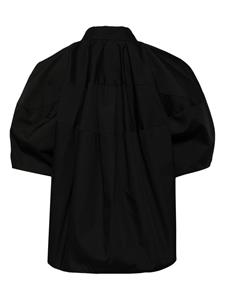 Sacai pointed-collar shirt - Zwart