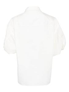 Sacai flap-pocket cotton shirt - Beige