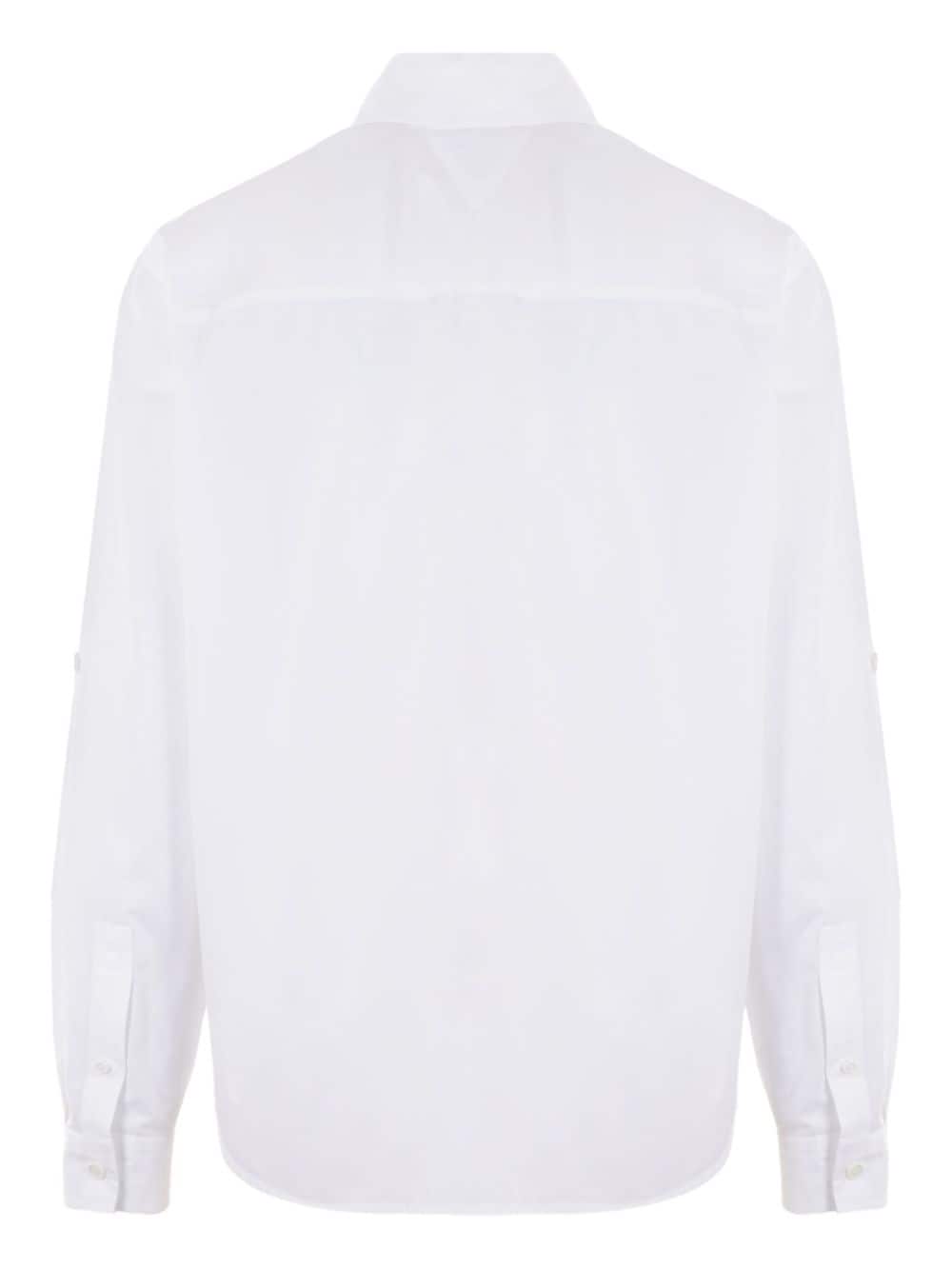 Bottega Veneta long-sleeve cotton shirt - Wit