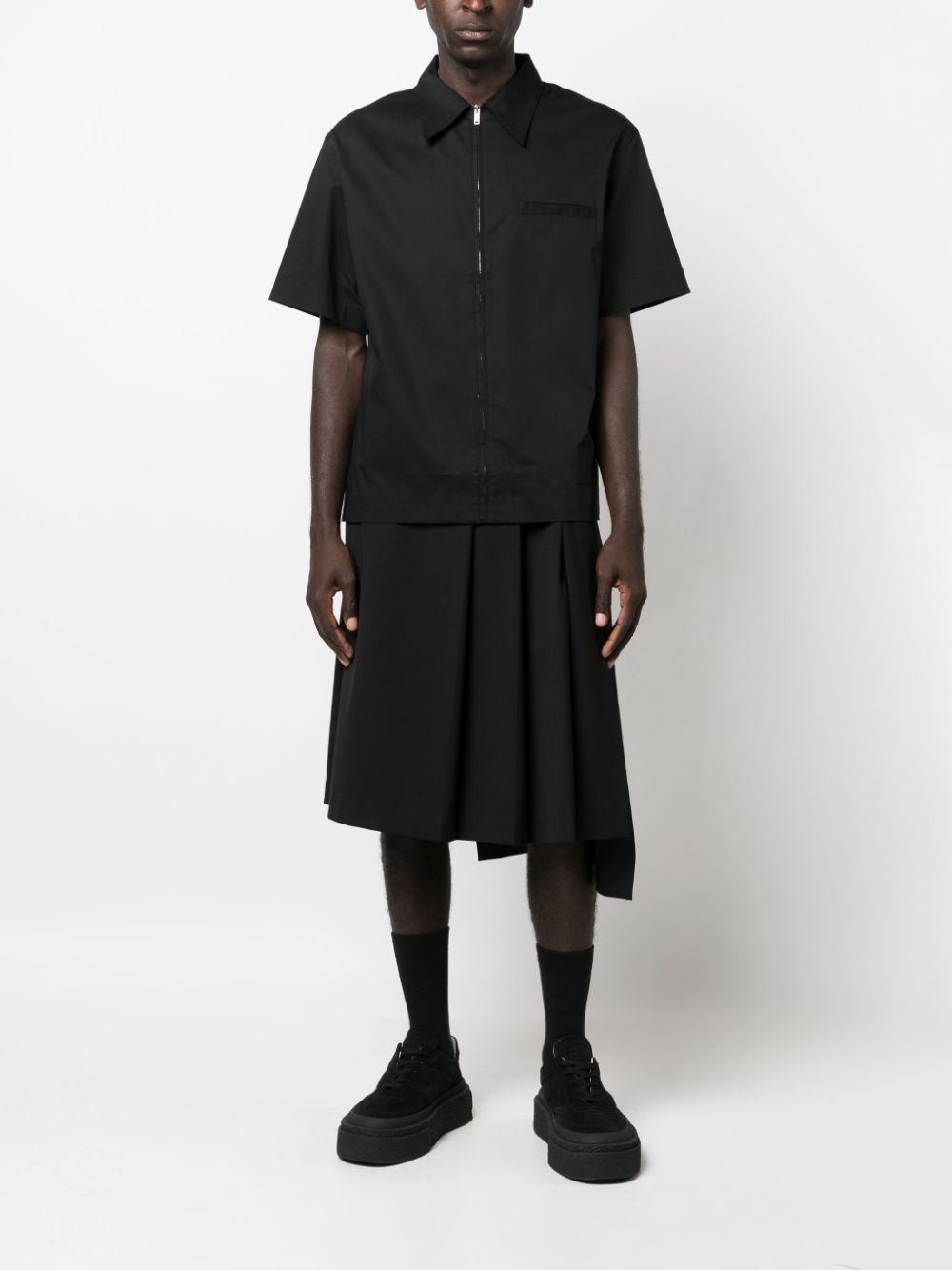 Givenchy Overhemd met rits - Zwart