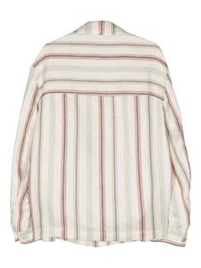 ETRO striped herringbone shirt - Beige