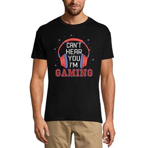 Ultrabasic Heren T-shirt Can't Hear You I'm Gaming - Verjaardagscadeau voor gamers