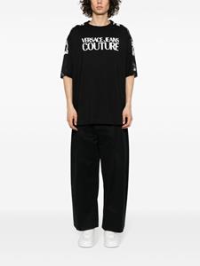 Versace Jeans Couture logo-print cotton T-shirt - Zwart