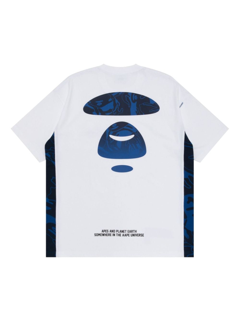 AAPE BY *A BATHING APE logo-print cotton t-shirt - Wit