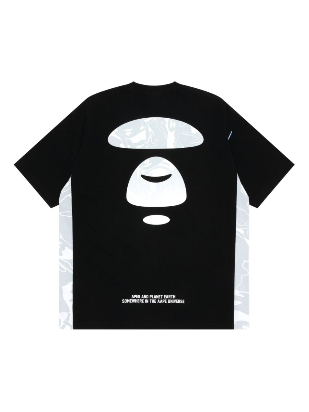 AAPE BY *A BATHING APE logo-print cotton t-shirt - Zwart