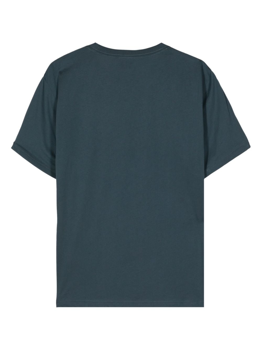 PS Paul Smith Badges-print organic-cotton T-shirt - Blauw