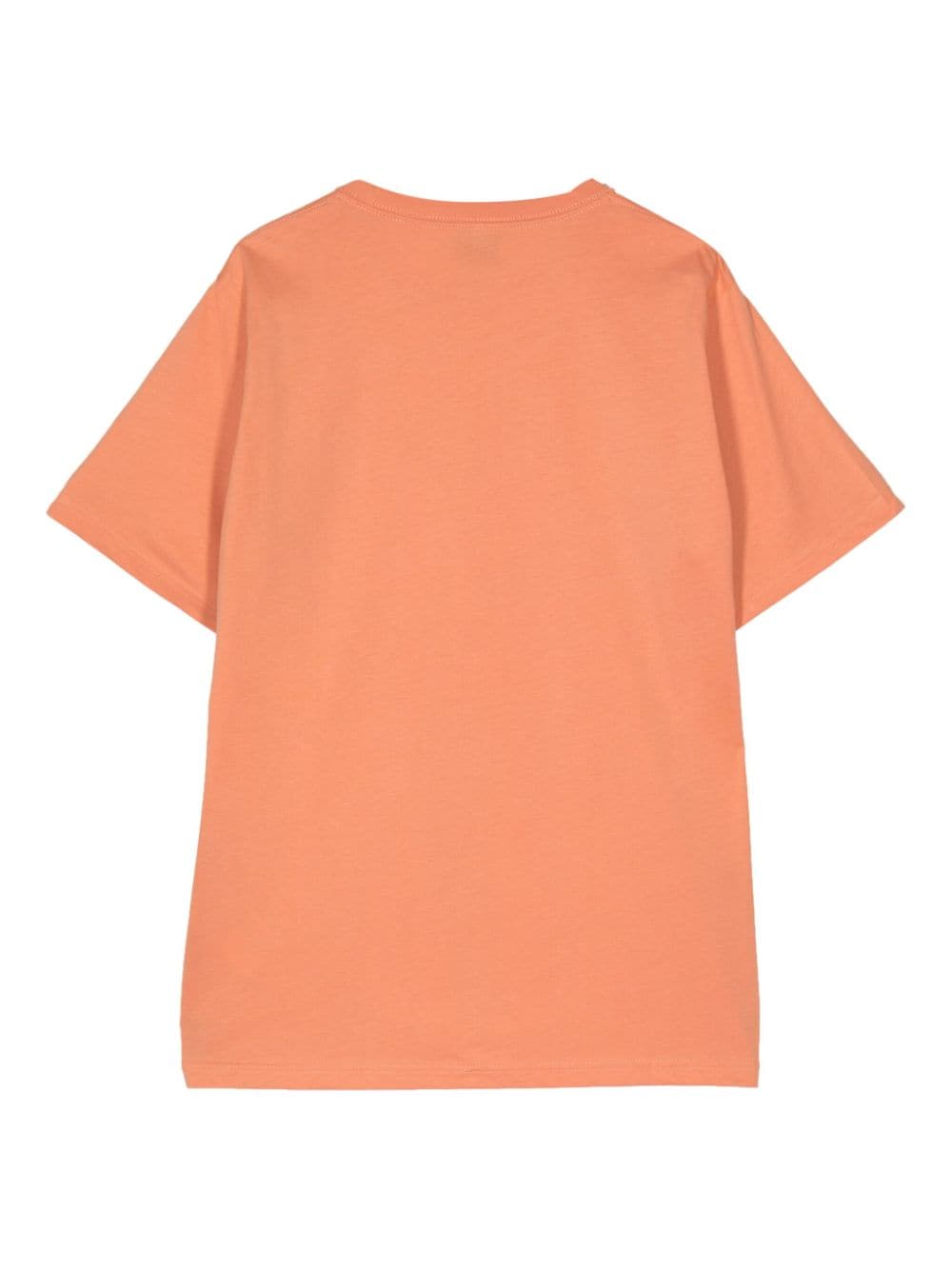 PS Paul Smith 3D Zebra-print organic-cotton T-shirt - Oranje
