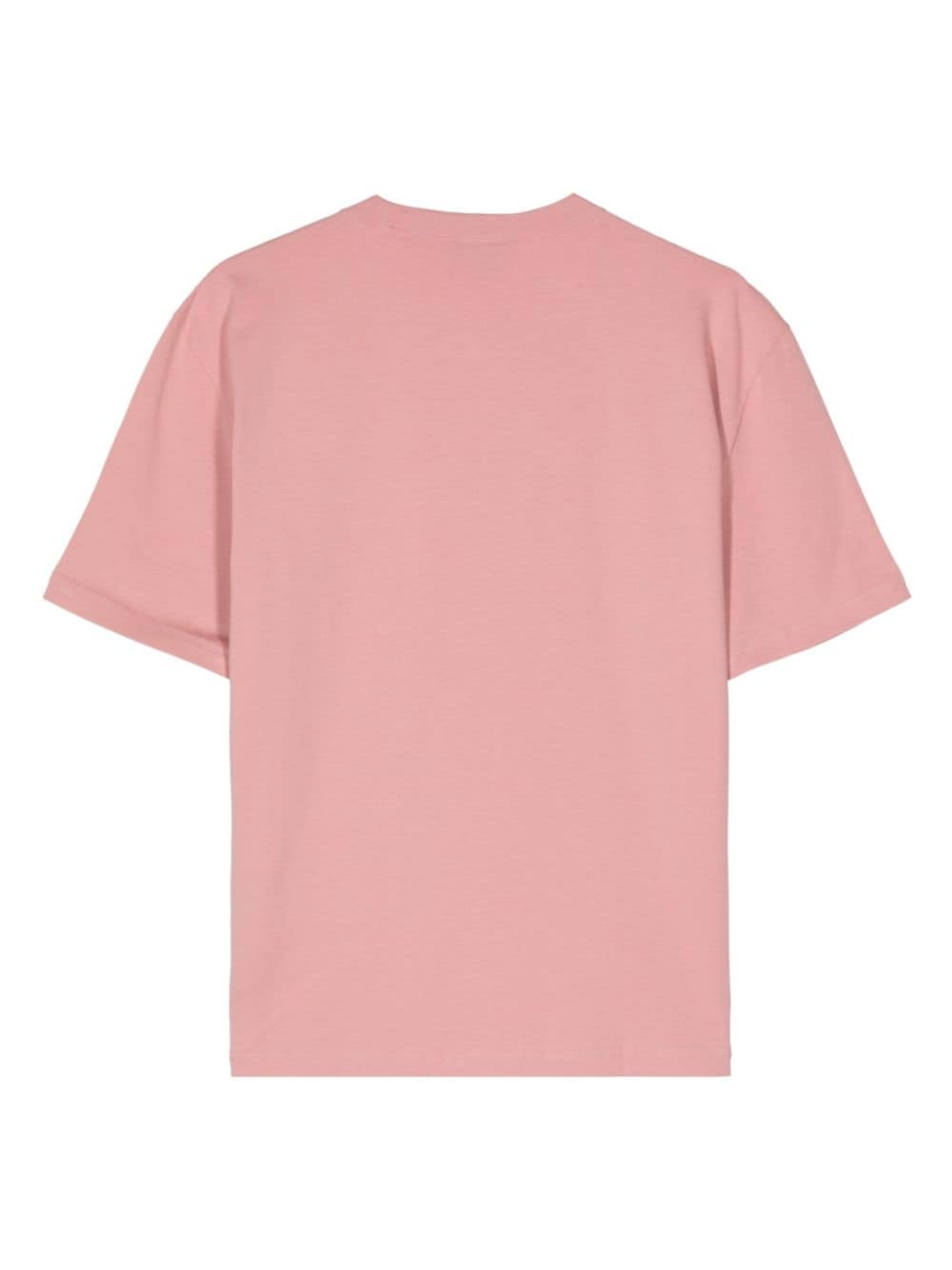 PS Paul Smith Slant Logo-print stretch-cotton T-shirt - Roze