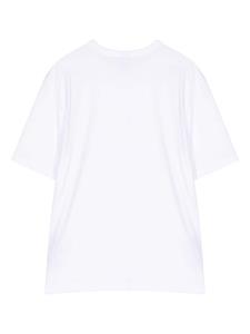 PS Paul Smith Wave Logo-print Supima-cotton T-shirt - Wit