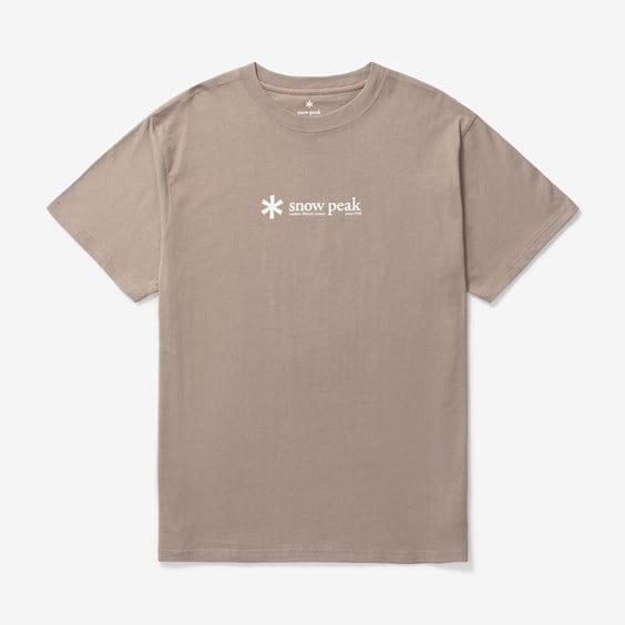 Snow Peak Soft Cotton Logo Short Sleeve T-shirt
