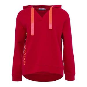 Zwillingsherz Sweatshirt Smile met v-hals, opdruk op de voorkant met het woord smile, neonkleurig