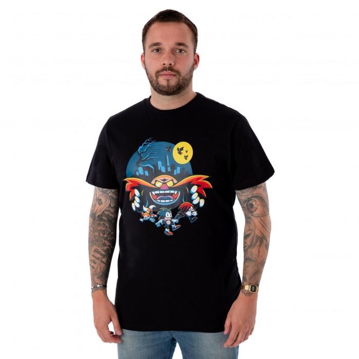 Sonic The Hedgehog Mens Doctor Eggman Short-Sleeved Halloween T-Shirt