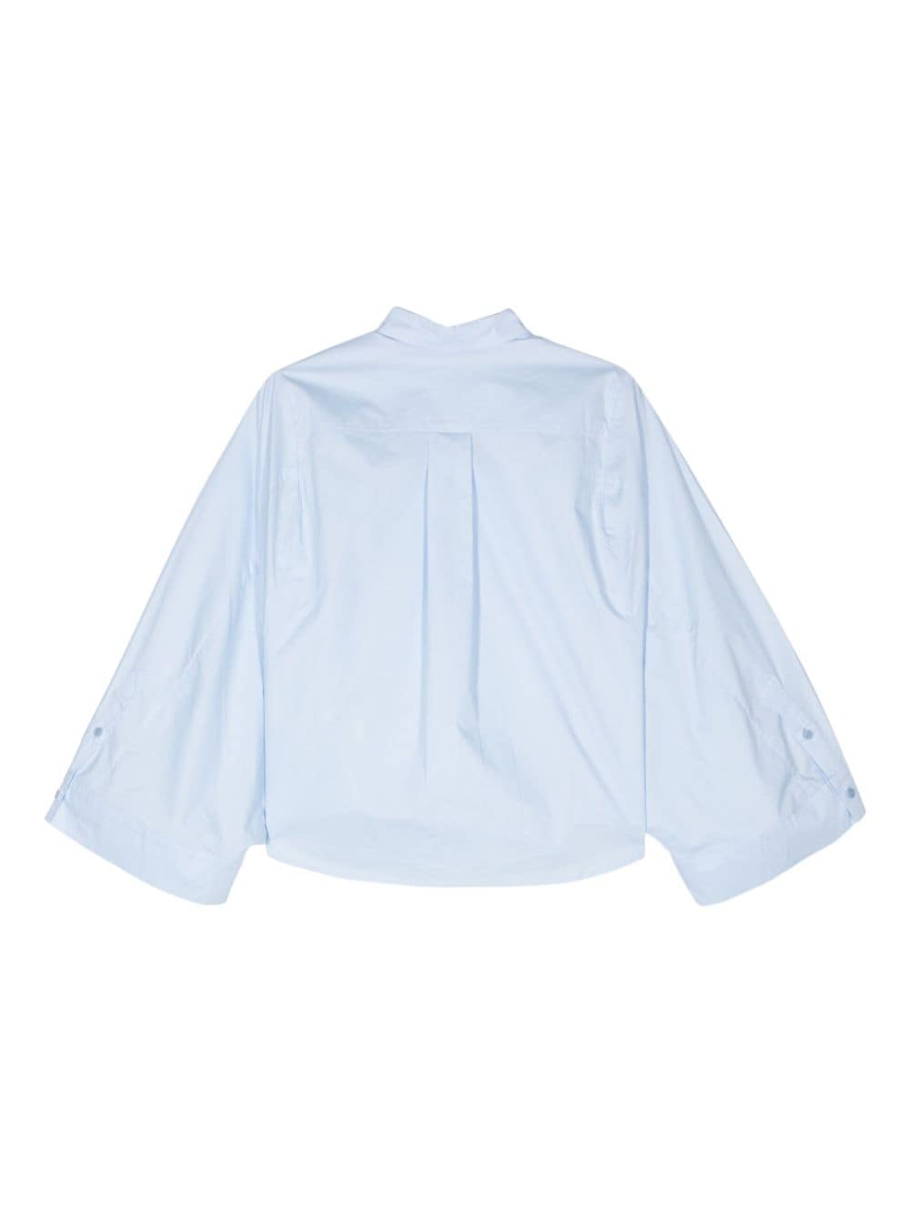Roberto Collina wide-sleeve cotton shirt - Blauw
