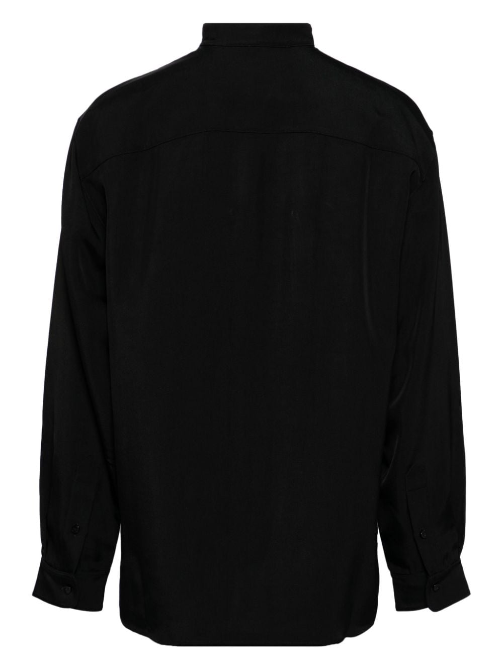 AMIRI band-collar concealed-fastening shirt - Zwart