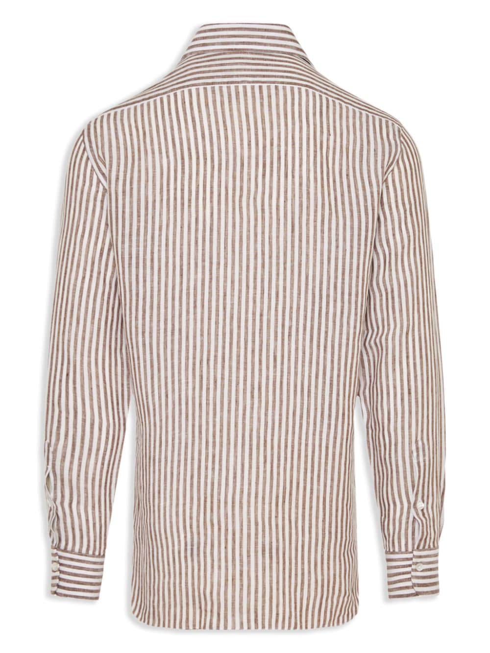 Barba striped shirt - Bruin