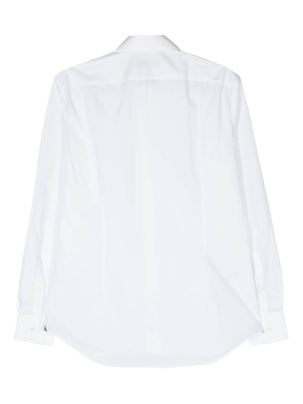 Corneliani spread-collar poplin shirt - Wit