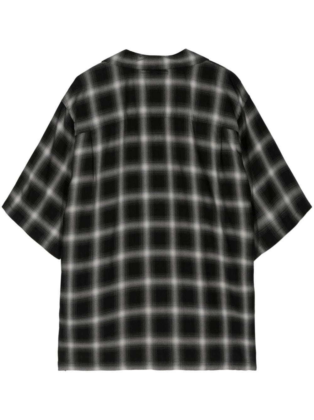 Undercover Geruit overhemd - Zwart