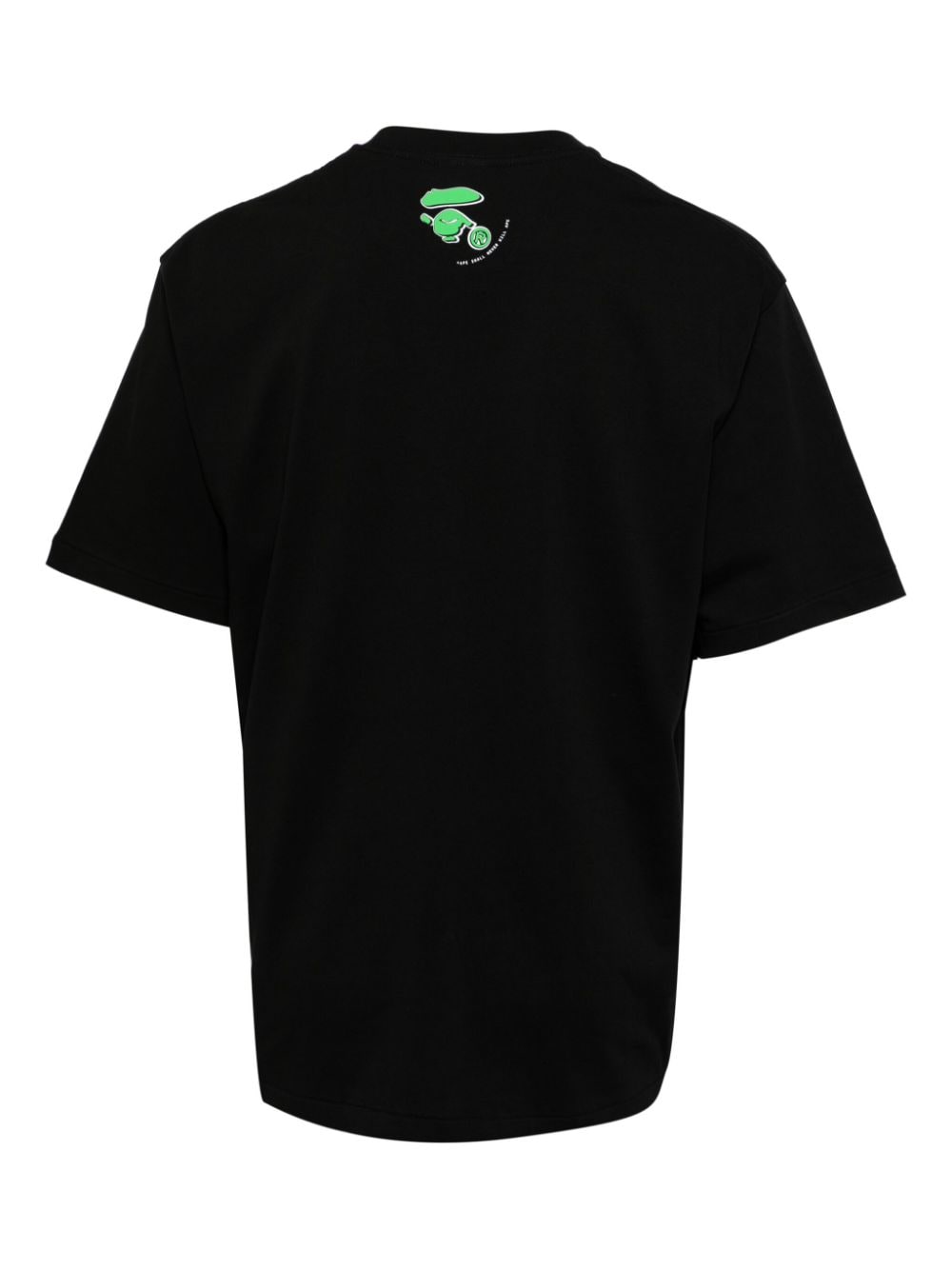 A BATHING APE logo-print cotton t-shirt - Zwart