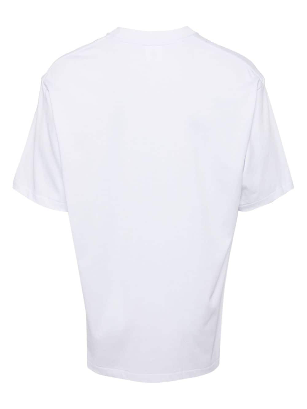 A BATHING APE logo-print cotton t-shirt - Wit