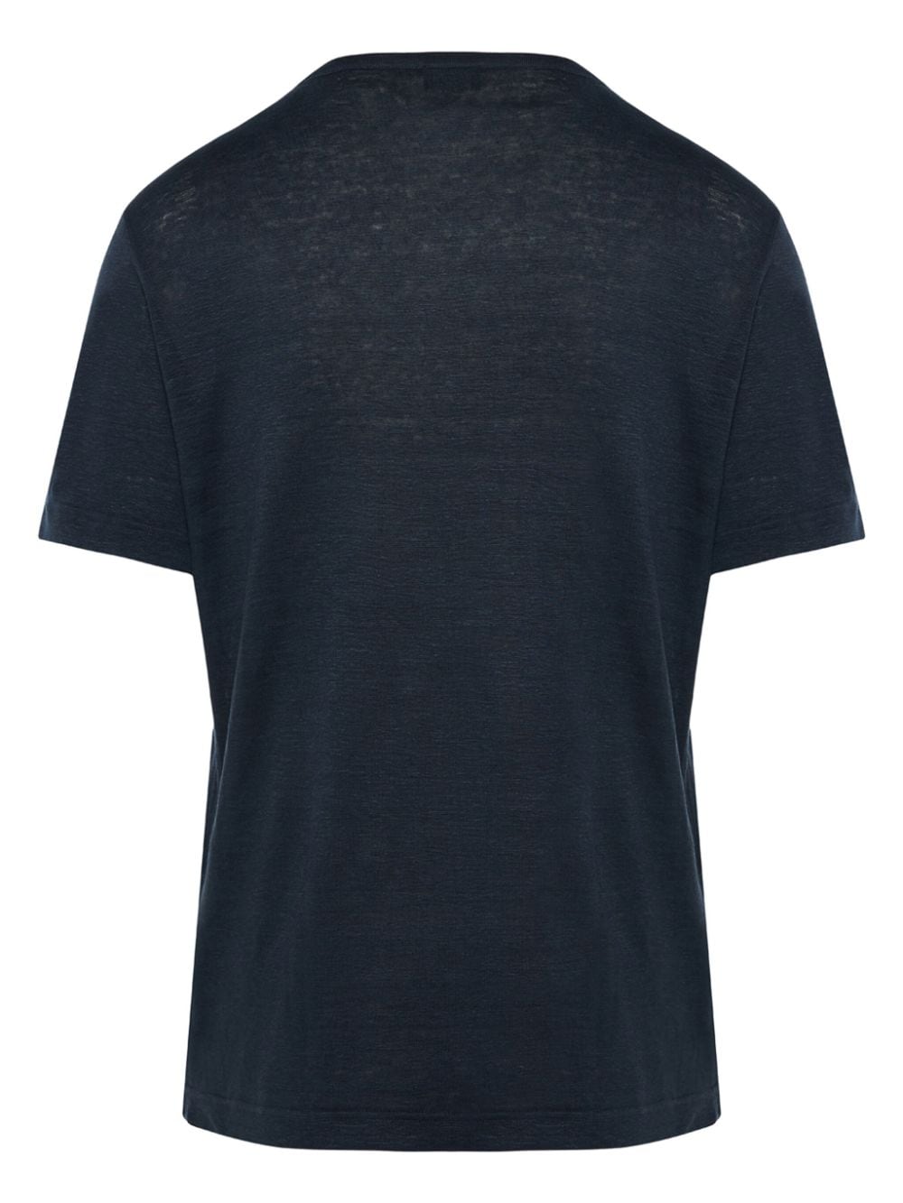 Barba piqué-weave T-shirt - Blauw