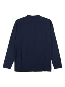Barena long-sleeve cotton T-shirt - Blauw