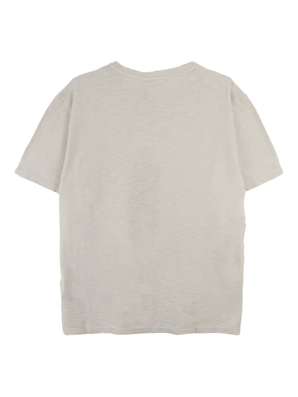 Barena Katoenen T-shirt met borstzak - Grijs