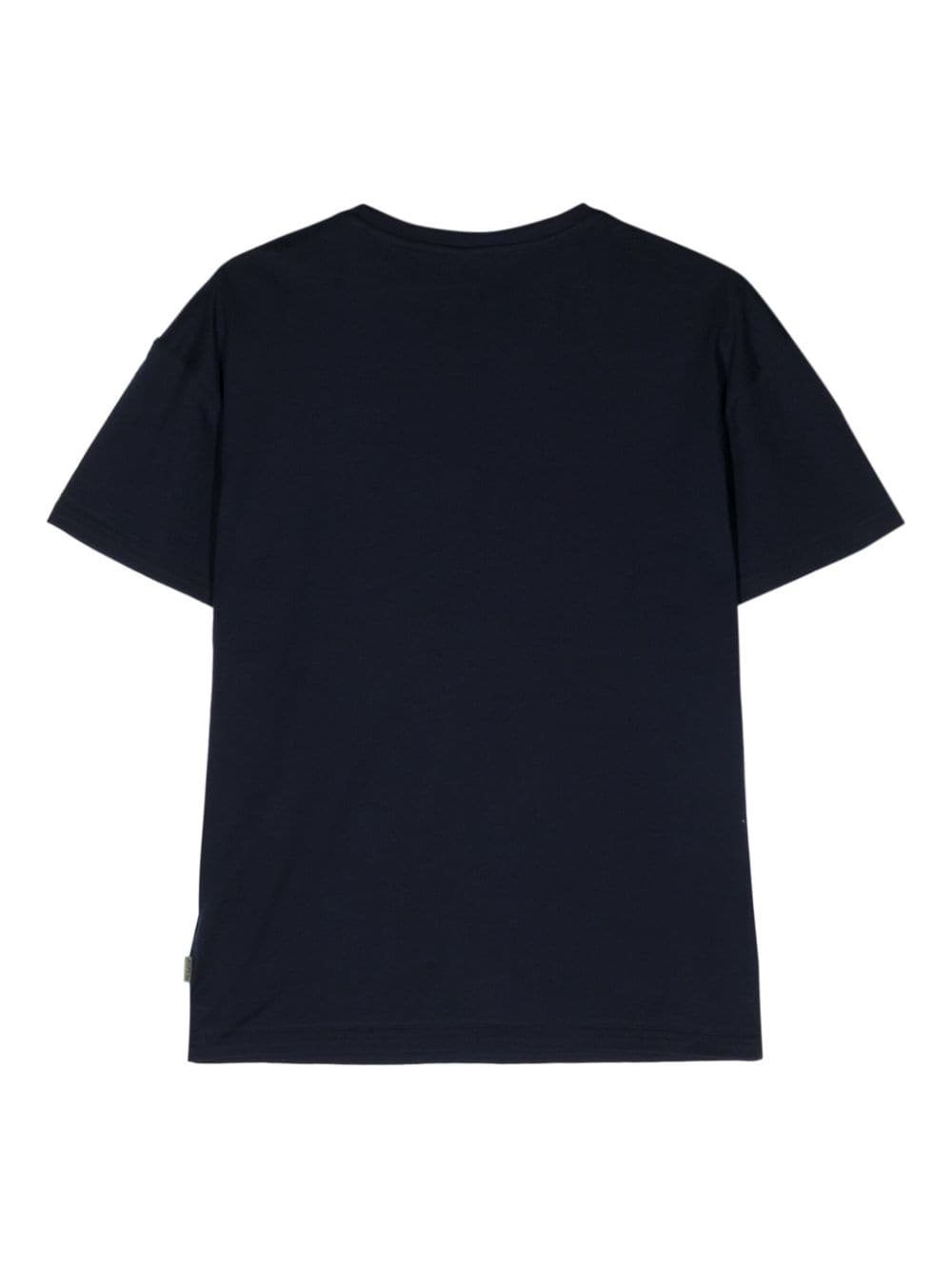 ASPESI rubberised-logo cotton T-shirt - Blauw