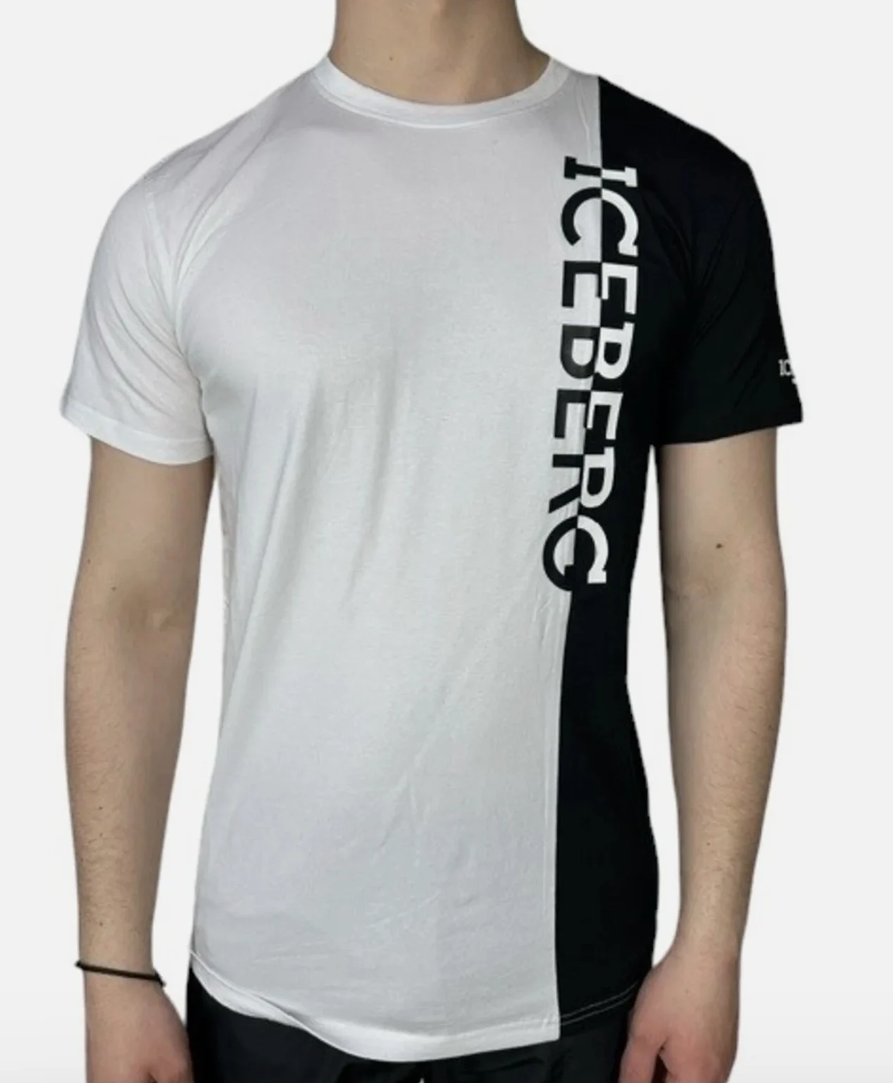 Iceberg Beachwear tee vertical logo