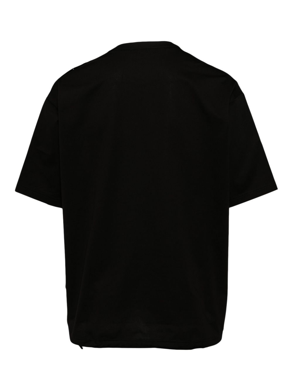 Comme des Garçons Homme logo-tag drop-shoulder T-shirt - Zwart