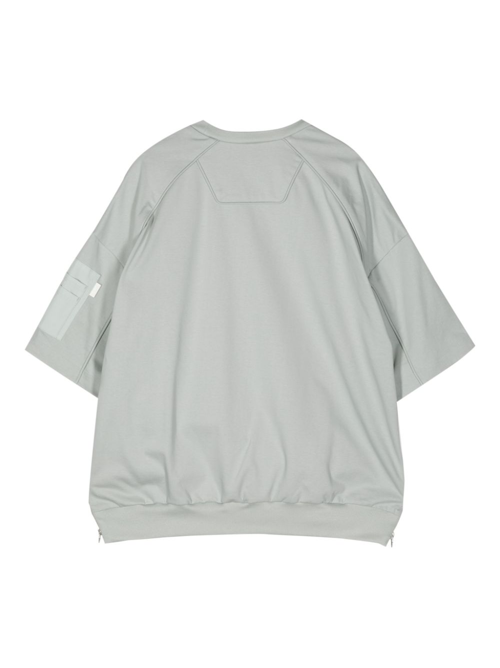 Juun.J cotton zip-pocket T-shirt - Groen