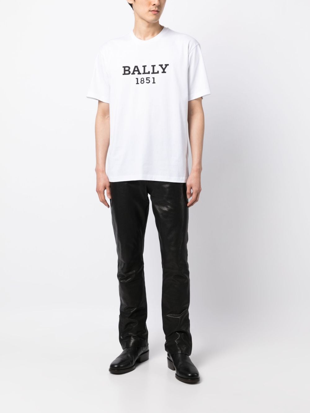 Bally T-shirt met logoprint - Wit