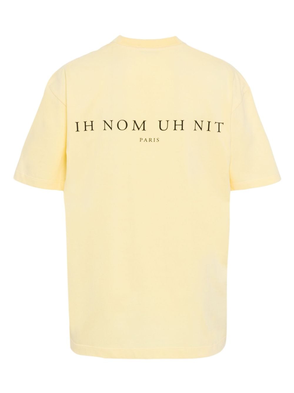 Ih Nom Uh Nit Future Mask-print cotton T-shirt - Geel