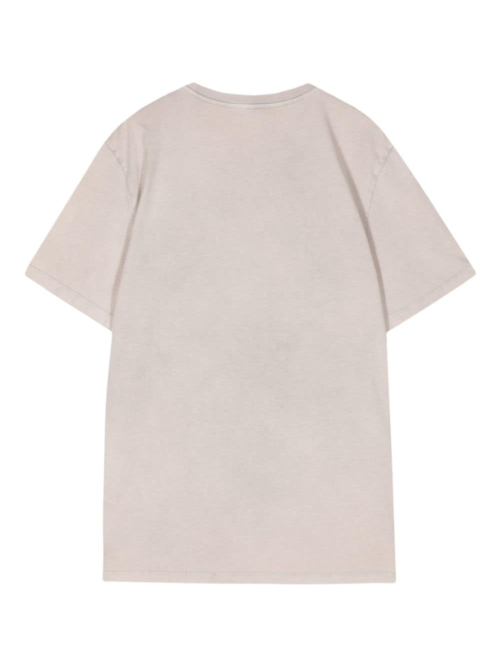 DONDUP fade-dyed cotton-jersey T-shirt - Beige
