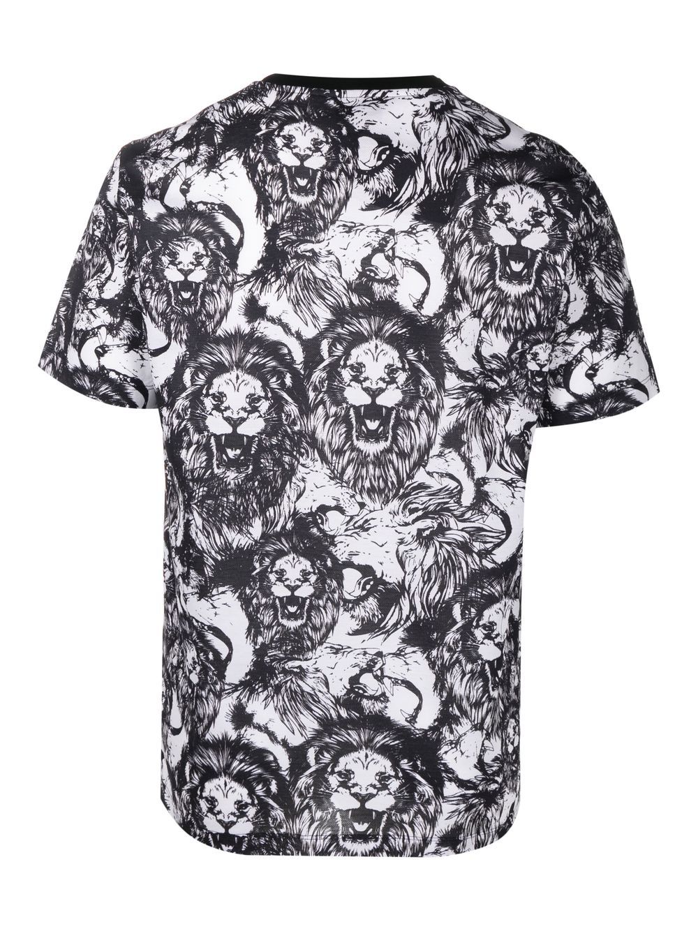 Billionaire T-shirt met leeuwprint - Wit