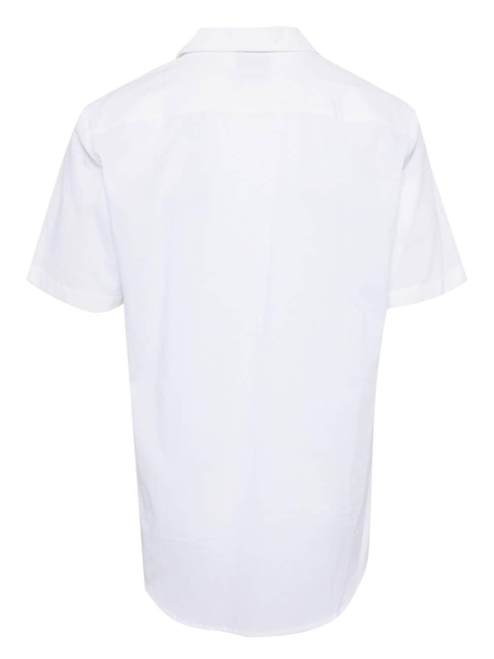 HUGO short-sleeved cotton shirt - Wit