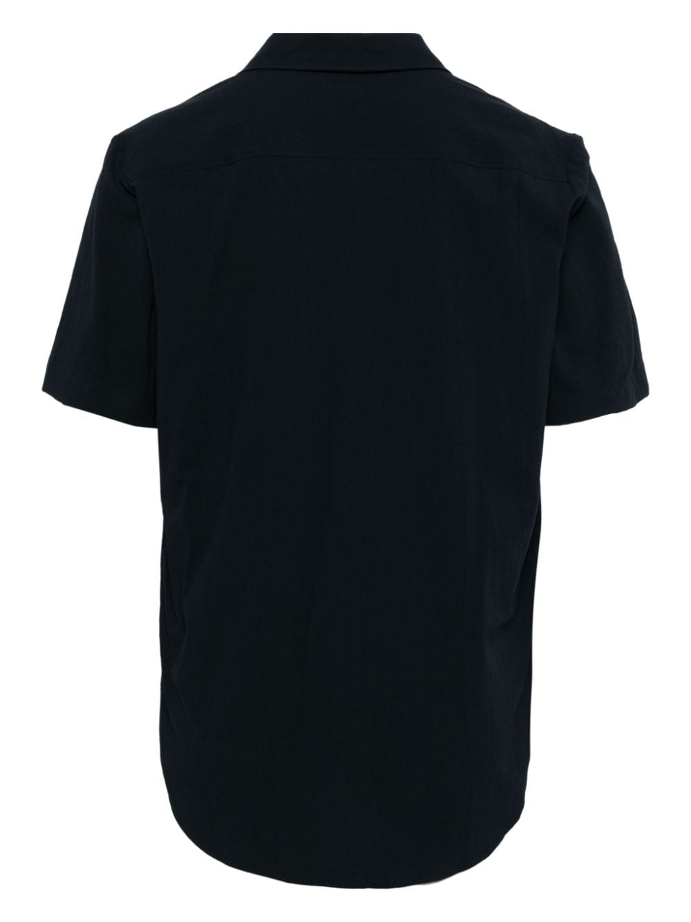 HUGO short-sleeved cotton shirt - Blauw