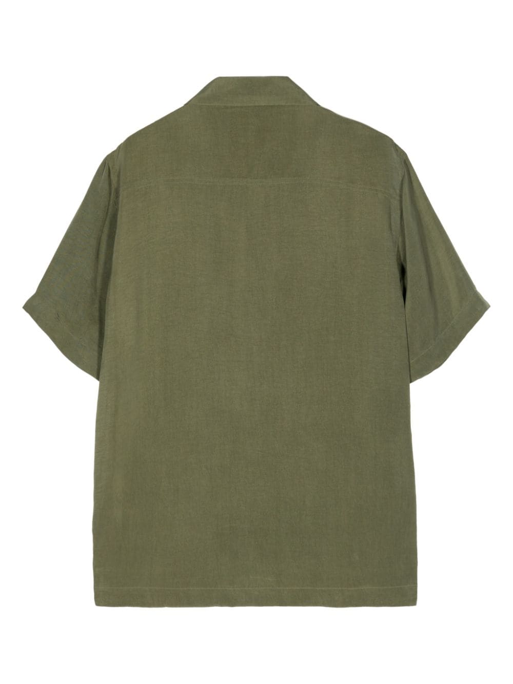 Maharishi tiger-embroidered short-sleeve shirt - Groen
