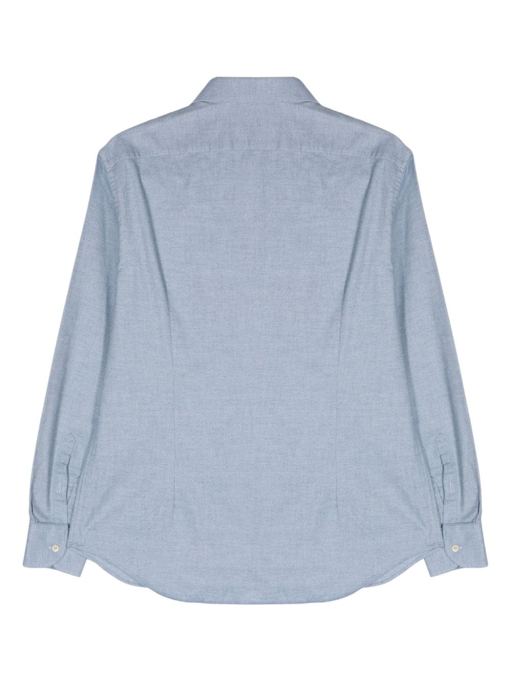 Corneliani cutaway-collar button-up shirt - Blauw