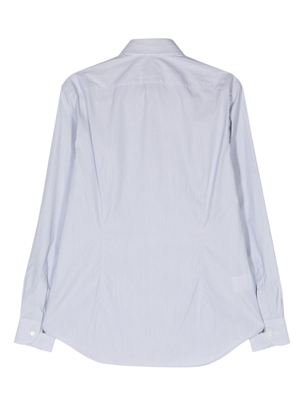 Corneliani cutaway-collar cotton shirt - Grijs