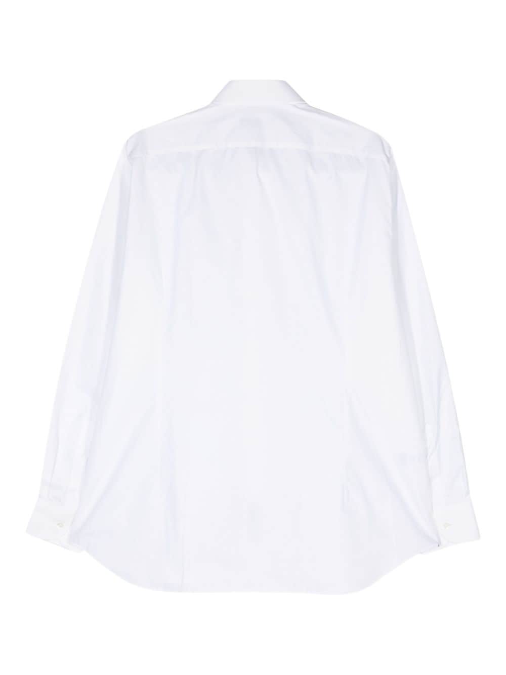 Corneliani textured cotton shirt - Wit