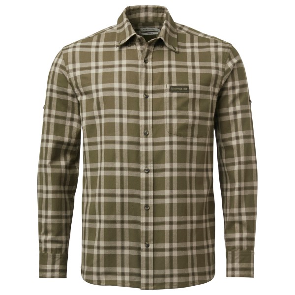 Chevalier  Teal Light Flannel Shirt - Overhemd, olijfgroen