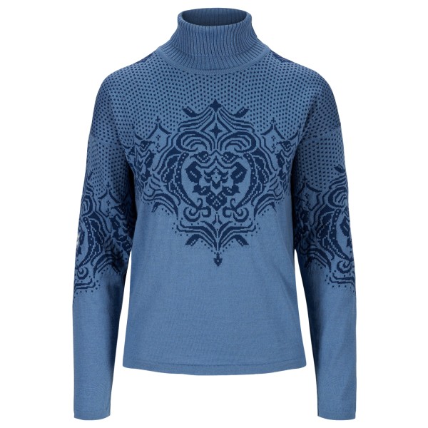 Dale of Norway  Women's Rosendal Sweater - Merinotrui, blauw