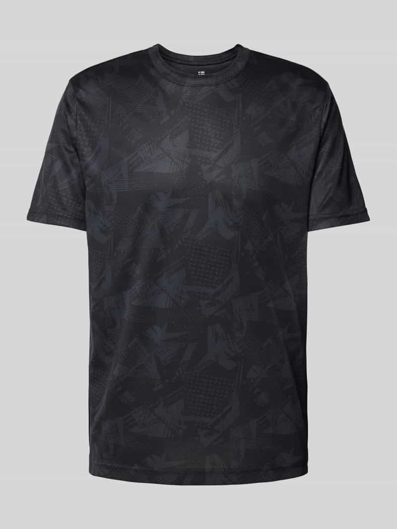 Christian Berg Men T-shirt met all-over motief